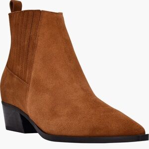 Marc Fisher LTD Yarita Pointed Toe Bootie dark natural 120